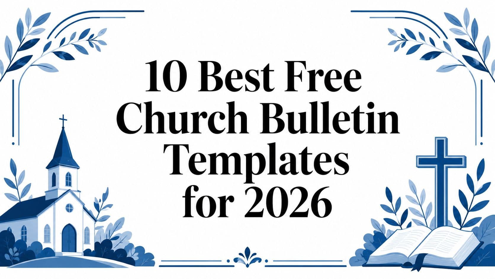 Cover Image for 10 Best Free Church Bulletin Templates for 2026