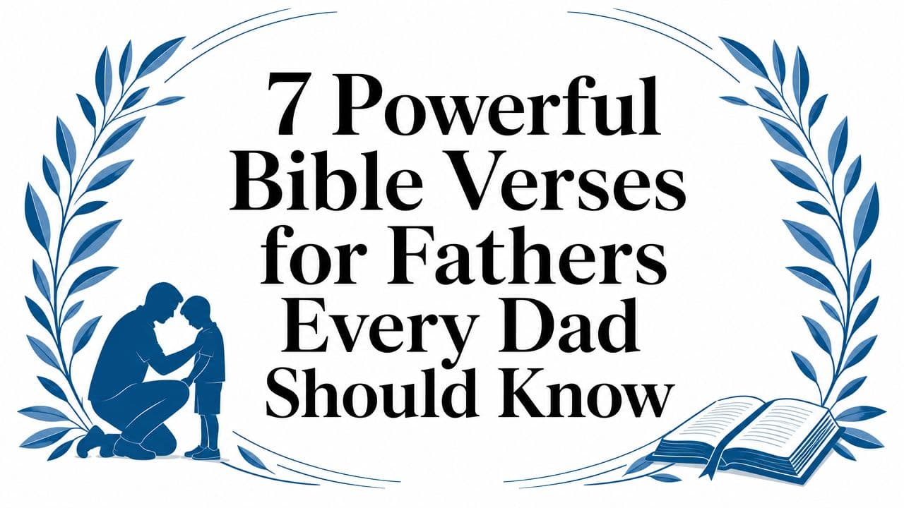 Cover Image for 7 Powerful Bible Verses for Fathers Every Dad Should Know