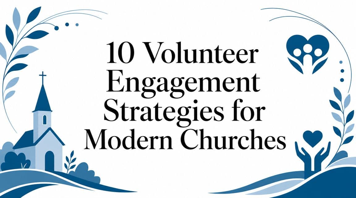 Cover Image for 10 Volunteer Engagement Strategies for Modern Churches